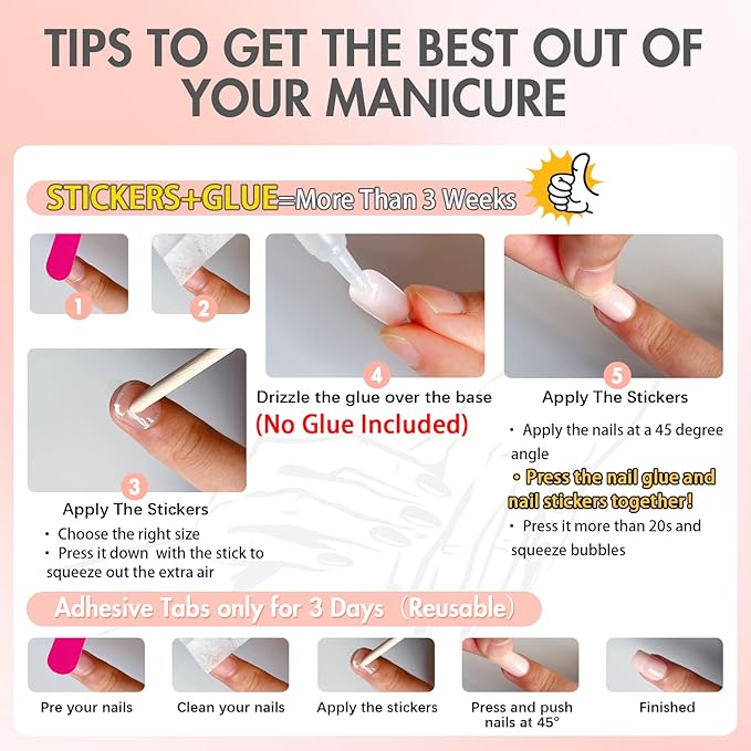 Red Press on Nails Almond Shaped 48Pcs Thick Fake Nails for Women, Medium Almond Nails Press on Reusable Acrylic Nails Glue on Medium Length Stiletto False Nails Gel Artificial Nails