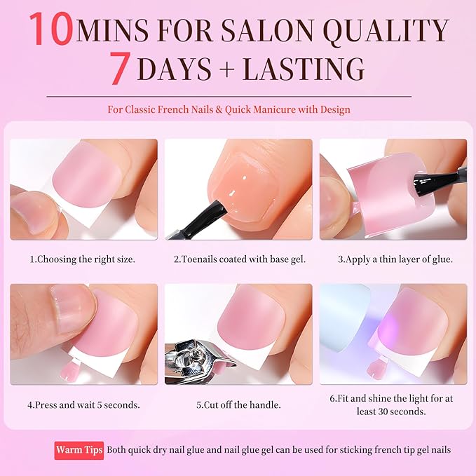 120PC Ombre Press on Toenails for Women Fake Toe nail Press ons Acrylic Toe Press on Nails Set, Ombre Press on Toe Nails Press on Fake Toenails Press ons Acrylic Toe Nail Tips Kit&Glue Tab-F
