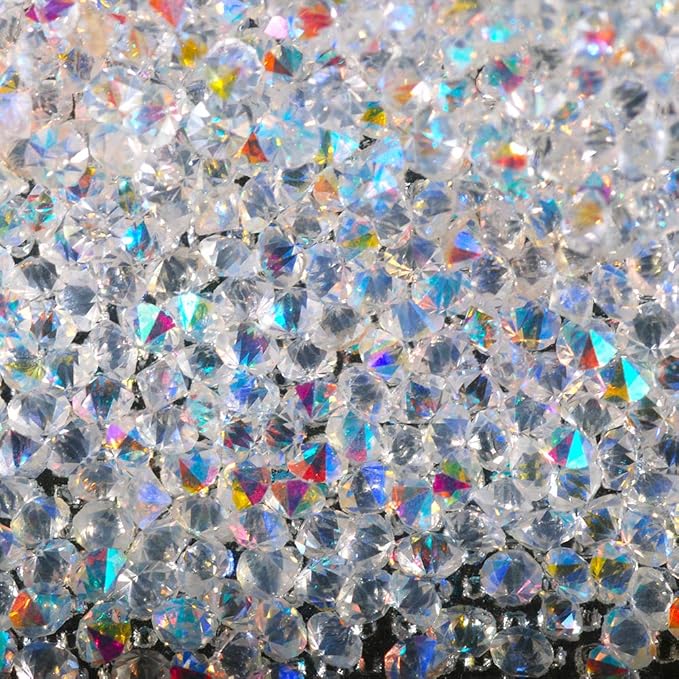 17280Pcs Micro Crystal Strass Glass Nail Art Rhinestones 1.1MM Mini Diamond Manicure DIY Accessories (AB)