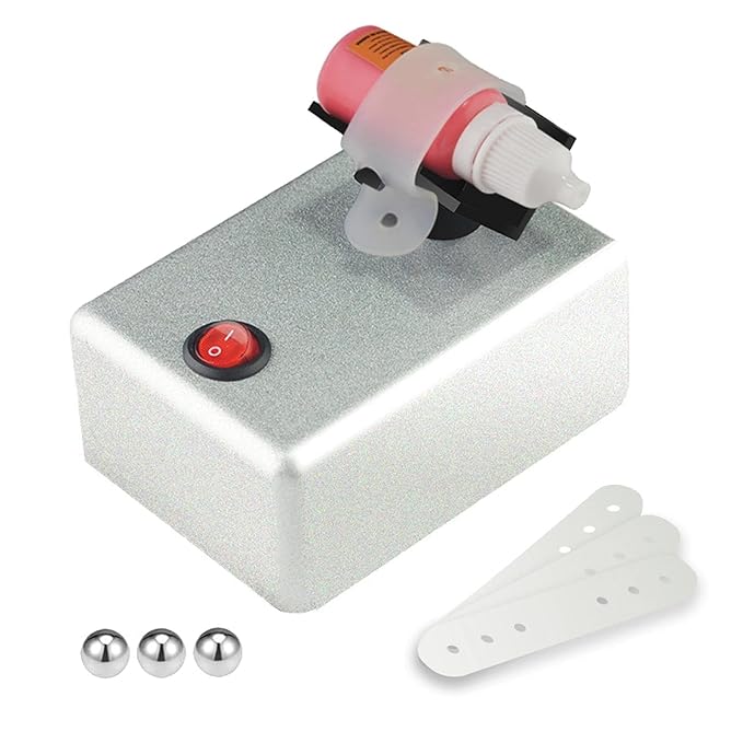 Electric Paint Shaker for Model Hobby Kits & Miniatures - Professional Vortex Mixer for Dropper Bottles, Pots & Square Jars - Hands-Free Agitator for Airbrush Paints & Tattoo Inks (3200 RPM)