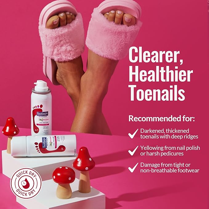 FOOTLOGIX Nail Tincture Spray with Spiraleen, 1.55 Fl Oz (Pack of 1)