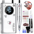 SAVILAND Professional Electric Nail Drill : 40000RPM Portable Nail Drill Kit E File with Drill Bits Rechargeable 6000mAh for Acrylic Gel Nails for Salon Home, Y2K