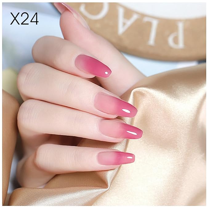 CANNI Builder Nail Gel, Rose Pink Builder for Nails Strengthener Gel Thickening Extension for Beginners DIY Home Salon Manicure