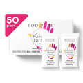 Bodipure All-In-1 Moisturizing Hand Mask, Keratin & Vitamin E Hand Mask for Dry Cracked Hands, Natural Moisturizing Gloves Formula, Strengthen Nails & Repair Hands 50 Pairs