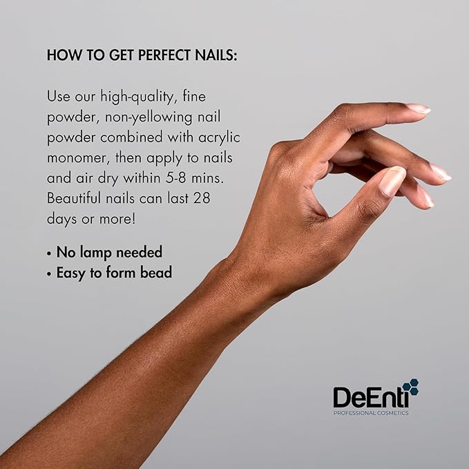 Acrylic Nail Powder - 2oz Medium Pink|Professional Grade, Bubble-Free Acrylic Powder for Nails | Long-Lasting, Chip-Resistant Nail Acrylic Powder for Carving, Extensions & Fake Nails