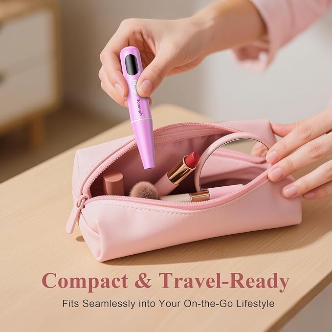 Cordless Nail Drill Kit - 9 Speed Wireless Electric Nail File with LED Display, Portable Nail Drill Machine for Acrylic Gel Nails, Rechargeable 20000RPM Hand Feet Grind Trim Tool for Women Men Baby