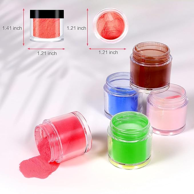 24 Color Acrylic Nail Powder Set, Acrylic Powder Set, Nail DIY Art Design, Acrylic Nail Art 3D Nail Sculpture French Nail Extension, Gift for Women