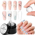 Gellen Clear Solid Builder Gel for Nails, Multifunctional 3D Sculpting Gel for Nail Art