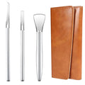 Ingrown Toenail Removal Kit, Pedicure Tools Kit Professional Knife Set Stainless Steel Ingrown Toenail Tool Foot Care Tools Nail Cuticle Remover (3 Pcs Set)