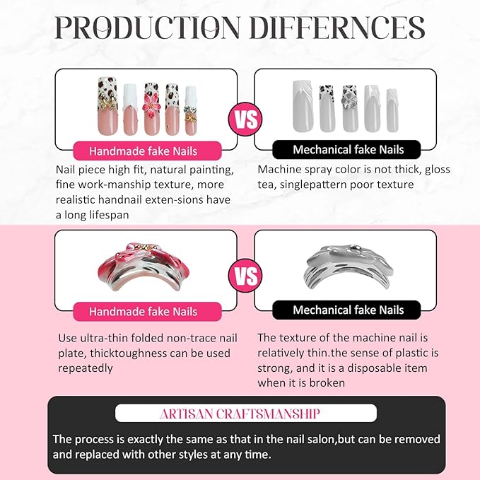 Handmade Press on Nails Luxury Glitter Christmas Lights French Tip Fake Nails Green False Nail Design Handmade Thickened Artificial Acrylic Nail Press ons Almond Nails Glue on Nail for Women（Size L）