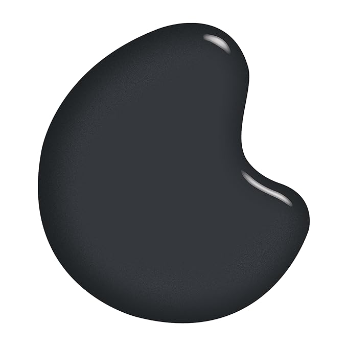 Sally Hansen Miracle Gel Salon Quality Nail Polish | Gel-Like Formula, Two-Step System, No UV Light Needed, Long Lasting | Opaque, Shiny | 809 Slate-R Girl | Dark Gray Nail Polish
