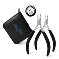 Professional Cuticle Nipper/Cuticle Trimmer 2 Pack Set, 4mm Sharp Jaws, In Protective Leather Case, Non-Slip Thick Comfort Grip, Cuticle Cutter/Cuticle Clipper for Manicure, Stainless Steel Nail Tools