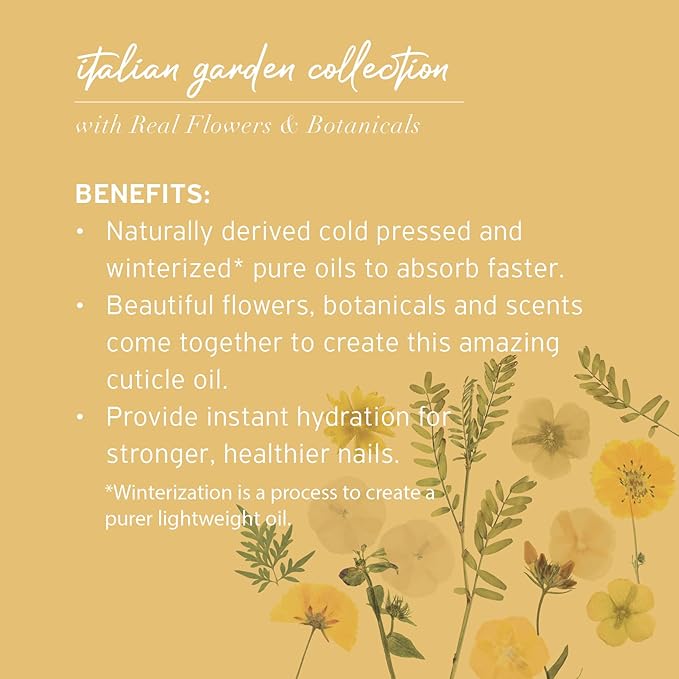 Cuccio Naturale Roll-On Cuticle Oil – Lily & Italian Jasmine Scent, 9mL Travel Rollerball – Revitalizing Cold-Pressed Oils for Dry Cuticles, Nourishing Hydration with Real Flowers & Botanicals
