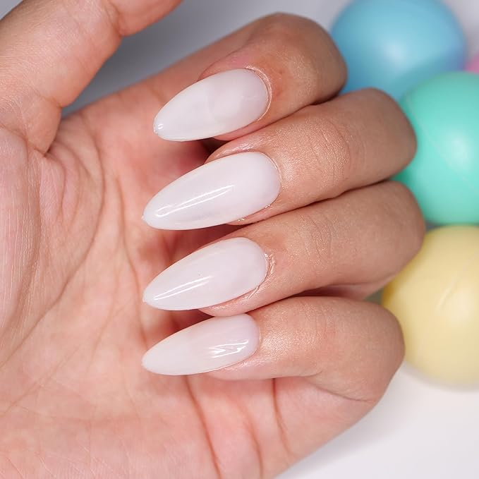 Glow in the dark jelly milky white gel polish 10ML glow pink colors for nail art design (GP88bWP)
