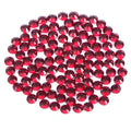 Dark Red Flatback Rhinestones for Crafts, Glass Nails, Makeup Bags, Shoes & Decoration - DIY (SS20, 1440pcs)