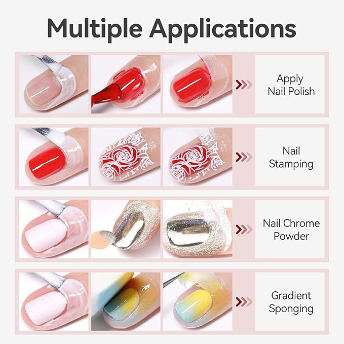 Born Pretty Liquid Latex for Nails,15ml Peel off Cuticle Guard for Nail Polish Air-Dry Liquid Latex Barrier Protector Nails Art Design
