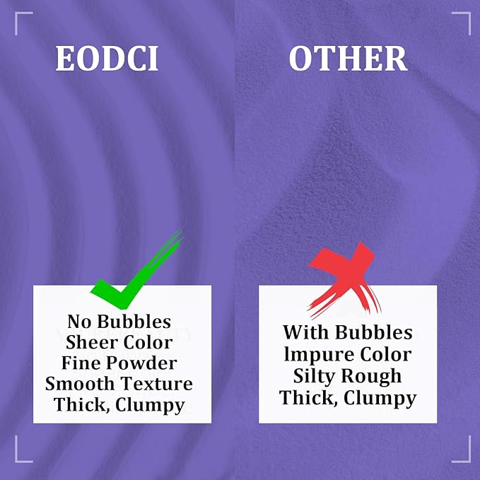 Nail Dip Powder Purple Blue Color, EODCI Dipping Powder French Nail Art Starter Manicure Salon DIY at Home, Odor-Free and Long-Lasting, No Needed Nail Lamp Curing, 1 Oz