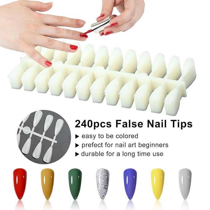 216 Nail Colors Book,Professional Nail Polish Chart Book with 240 Practice Tips & 1-300 Number Labels, Pre-Numbered Slots,Perfect for Salons and Home Use(Marble)