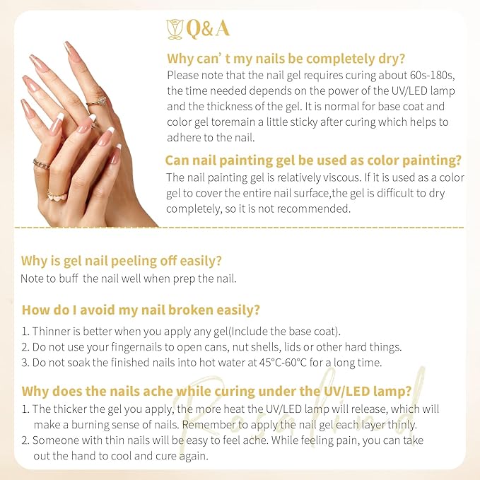 ROSALIND Metallic Nail Art Liner Gel Polish Set, 2pcs 11ml Silver Gold Gel Liner Nail Art Chrome 3D High-Gloss Effect for Nail Paint Design with Thin Brush DIY French Tips