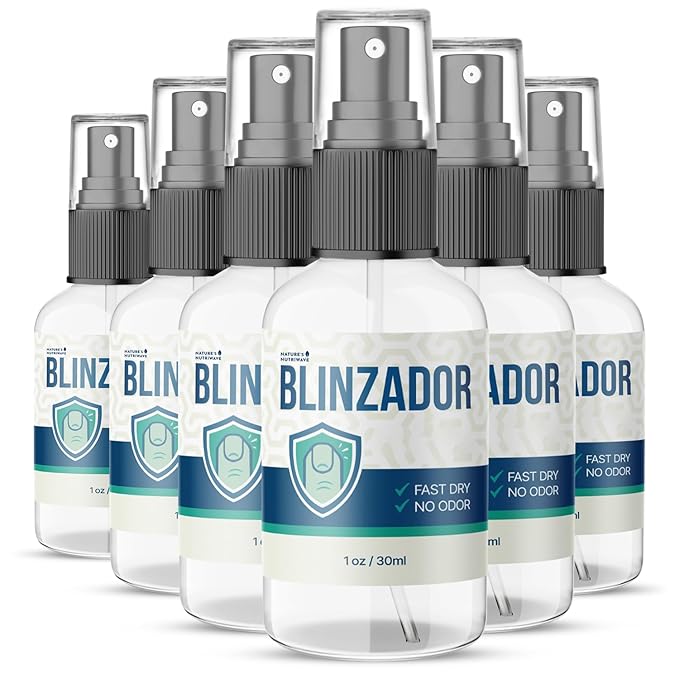 Blinzador – Natural Spray for Foot & Nail with Plant-Based Ingredients – Fast-Drying, Odorless, Easy-to-Use | 1oz (30ml), 6 Month Supply