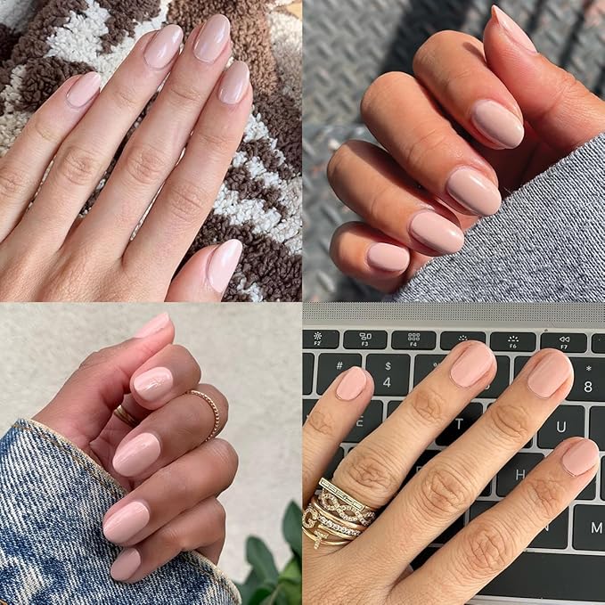 Olive & June Long Lasting Nail Polish | Plump Gel-Like Finish No Lamp Needed | Lasts up to 10 days | Salon-Quality 15-Free Vegan & Cruelty-Free Chip-Resistant | HZ Dusty Rose