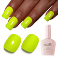 Imtiti 10ml Neon Yellow Gel Nail Polish, Yellow UV Gel Polish for Nail Art Soak off UV Led Salon DIY at Home Gift for Women 1PCS