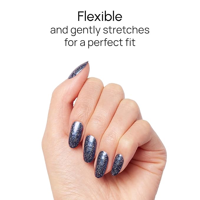 Color Street Dark Nebula Shimmer Nail Strips