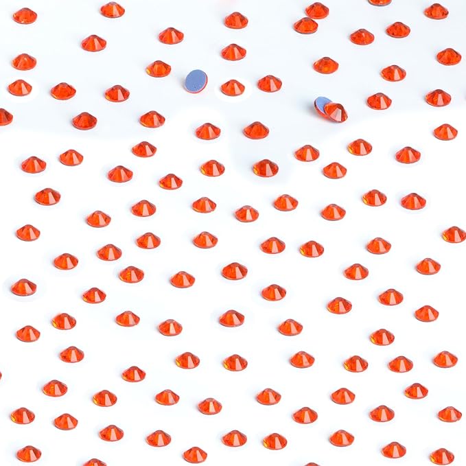 NCB 2880pcs Hotfix Rhinestones Flatback Crystal Rhinestones for Crafts Crafting Clothes Shoes DIY Decorations (Hyacinth, SS12 3mm)