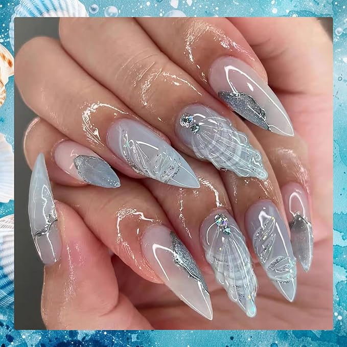 3D Texture Nail Gel and Pearl White 3D Sculpting Builder Gel for Nail Art Non-Sticky Hand Carving Sculpting Patterns Nail Art Decoration DIY at Home Salon Quality , 30g