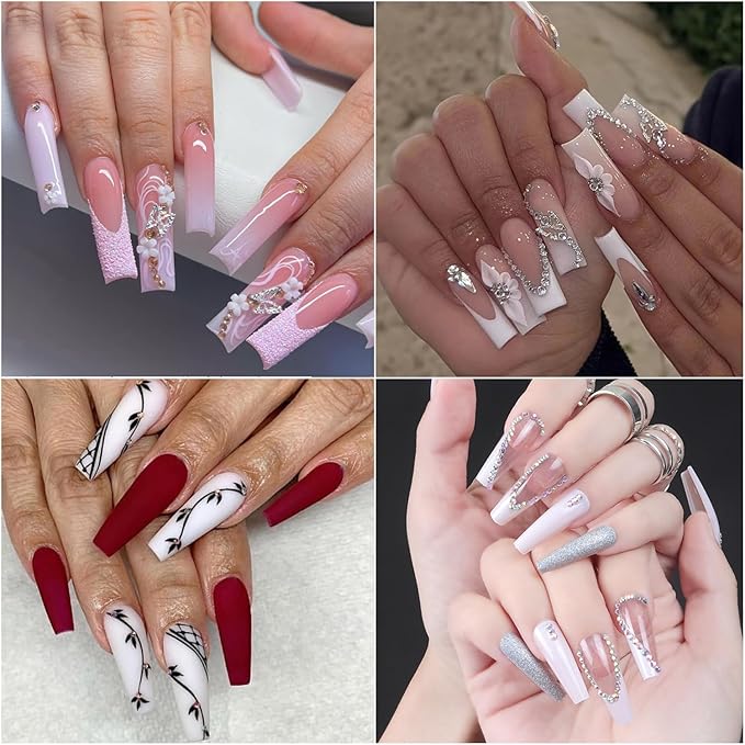 5PCS Acrylic Nail Brush Set,Professional Acrylic Nail Brushes Size 4# 8# 10# 12# 16# for Application Brushes for 3D Nail Art Extension Carving