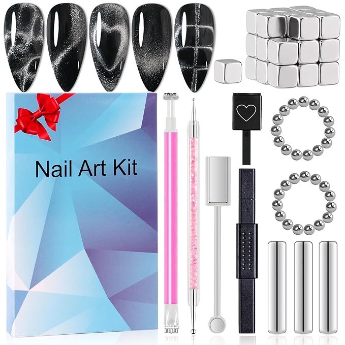 Major Dijit Cat Eye Magnetic for Nail Cat Eye Gel Nail Polish Magnet Tools Set Nail Salon Art Tools