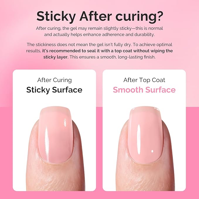 MelodySusie Hema Free Builder Gel Set for Nails Thickening, Nude and Pink, 6PCS 0.5 Fl Oz, Tpo Free, Soak Off UV Extension Gel, Nail Art Design Salon DIY Manicure at Home for Women