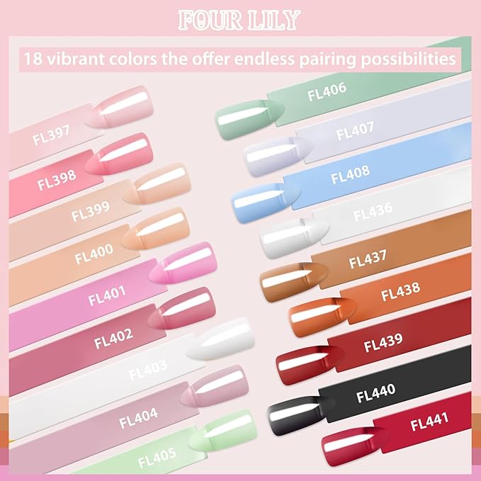 Jelly Gel Nail Polish Set, 18 Colors Translucent Nude Pink Milky White Red Gel Polish Sheer Crystal Ice Nail Polish Set for Nail Salon DIY Home Holiday Gifts for Her
