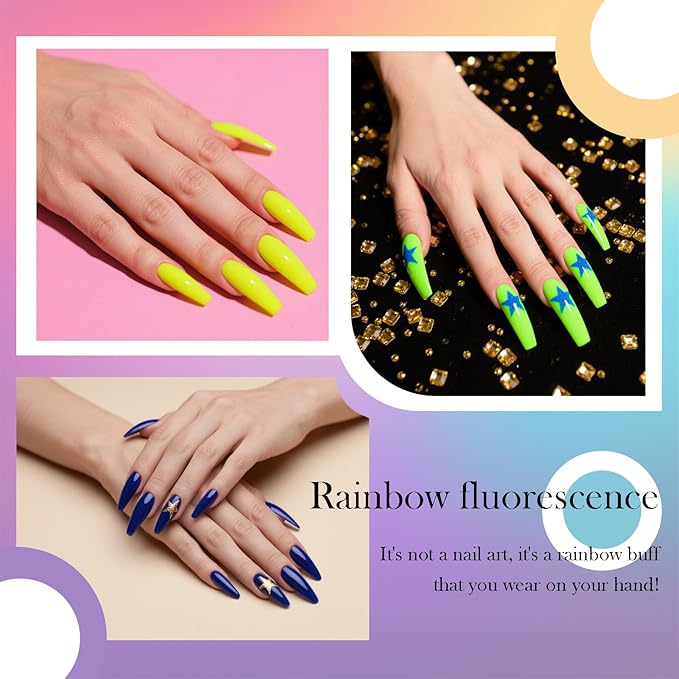 CAMILA ¿ 6pcs 15ml Neon Gel Polish Set Rainbow Red Pink Nude Green Yellow Gel Nail Polish Kit Soak Off Gel Polish Manicure Salon For Women I Set