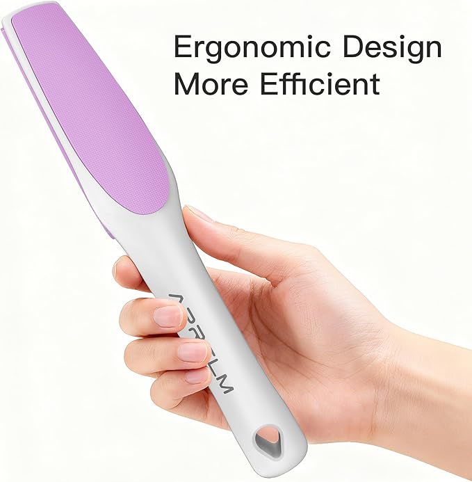 3-Sided Nano Glass Foot Callus Remover, Professional 3-in-1(Coarse, Medium, Fine) Foot File, Pedicure Tools for Feet Hard Skin Smooth Polishing (Pink)