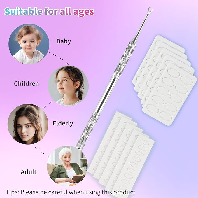 Pre-Treatment Cuticle Pusher, ASTONFOG Dual Ended Cuticle Remover Russian Prep Nail Pushers 100/180 Grit Sandpaper Sheets for Fingernails Toenails Manicure Pedicure Nail Art Care Tools