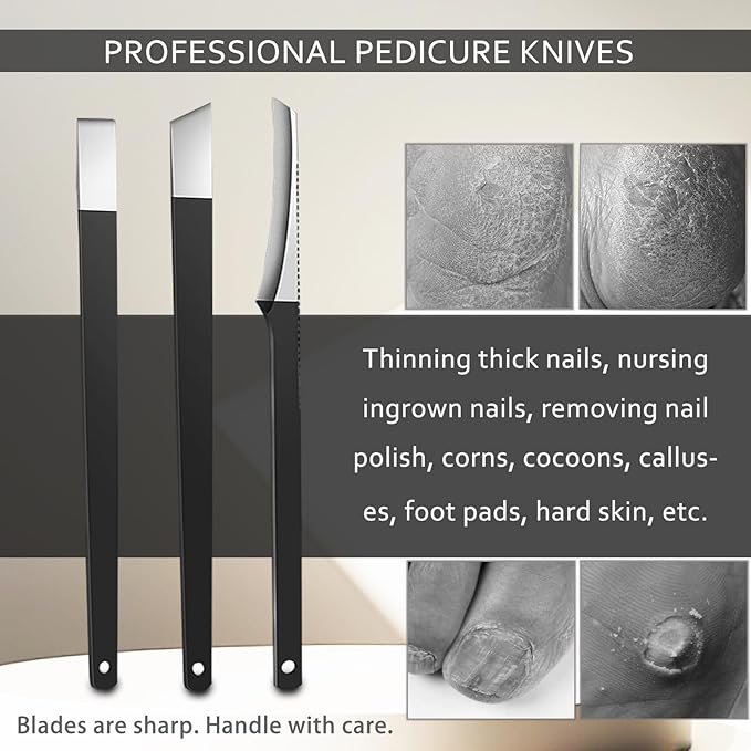 Ingrown Toenail Clipper for Senior Nail Clipper for Men Women Toenail Clippers for Ingrown Nails Removal Set Thick Nail Cutter Toe Nails Clipper Kit