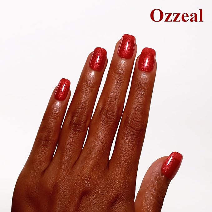 Glitter Gel Polish, Blood Red Glitter Gel Nail Polish Sparkle Shimmer Gel Glitter Nail Polish Diamond Sparkles Soak Off LED UV Gel Nail Polish for Art DIY Manicure 15ML