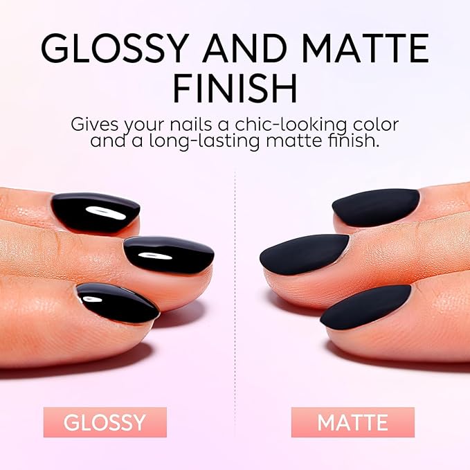 Nicedeco Hema Free Gel No Wipe Matte Top Coat 15ml Soak Off Cruelty Free Vegan Matte Finish Long Lasting Gel Nail Polish for DIY Home Nail Salon