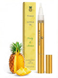 Nail Oil Cuticle Pen - Pineapple - Nail Strengthener & Growth Serum with Vitamin A, D, E, B5, Grapeseed & Natural Oils - Repair for Brittle, Peeling, Thin Nails - Valentine's Gift Idea