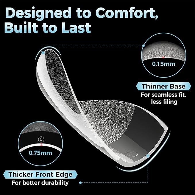 Extra Short Coffin Nails Tips: XS Pre-shape Press on Short Nails Full Cover Gel Tips 360Pcs, 12 Sizes Clear Coffin Nail Acrylic False Fake Nails Extension DIY Salon