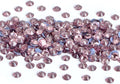NCB 288pcs Crystal Hotfix Rhinestone, Machine Cut Stone for Crafts Clothes Shoes Shirts Caps Decoration (Lt. Amethyst, SS30 6.3mm)