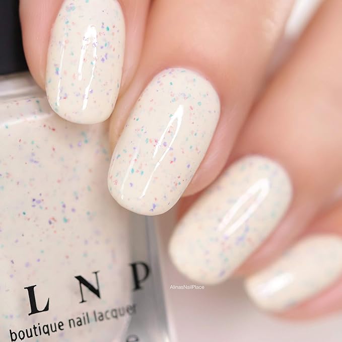 ILNP Cake Pop - Creamy Vintage Ivory Speckled Nail Polish