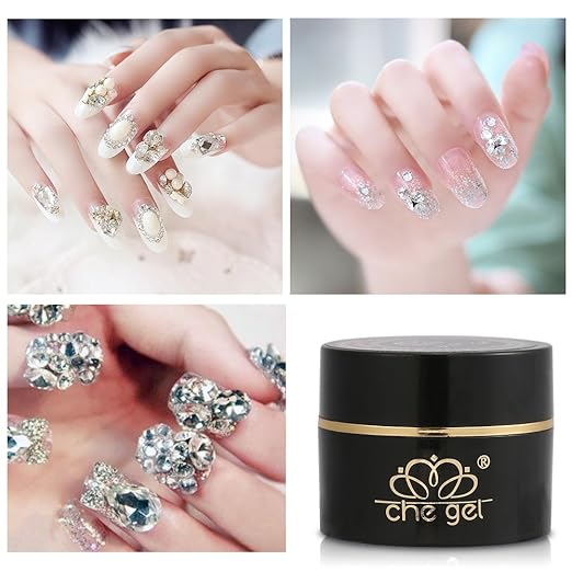 Nail Glue for Acrylic Nails,Professional Nail Glue Accessory False Nail Glue Glue, Rhinestone Nail Tools Nail Glie Accecessary for Nail Glue Acrylic Nails Gel Glue