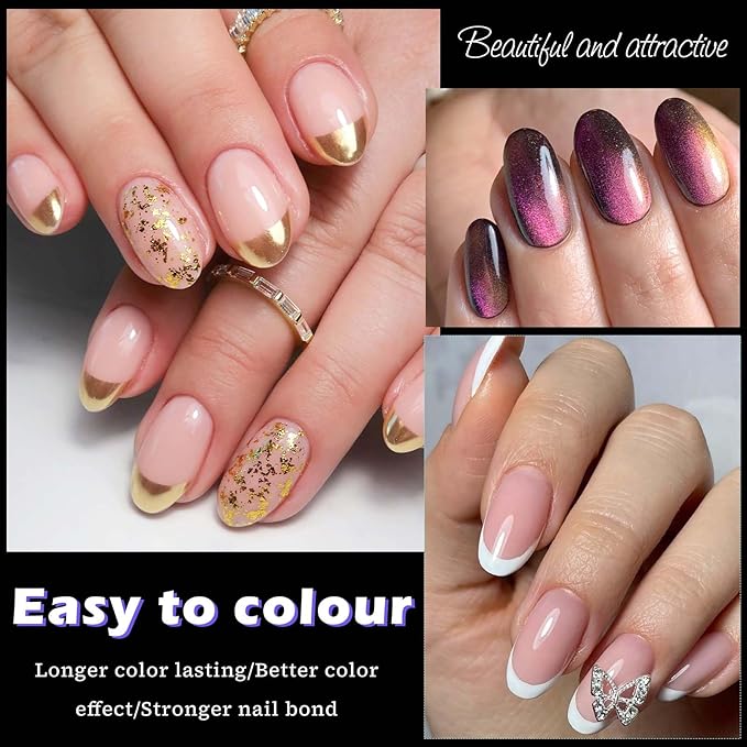 240pc Oval Gel Nail Tips Short Fake Nails Clear Press ons Nail, Short Oval Nails Tips Acrylic Nails Extension Soft Gel Nails Tip Full Cover Round Almond False Nail Clear Artficial Fingernails