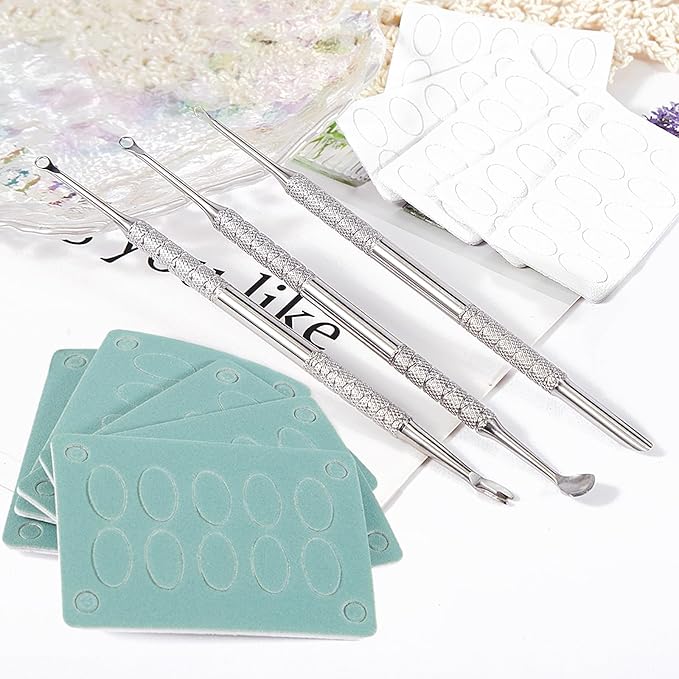 3 Pieces Silver Stainless Steel Double-End Nail Cuticle Pusher Nail Art Pre-Treatment Cuticle Remover Tool With 10 Sheets Sandpaper Dead Skin Removal Nail Cuticle Remover Trimmer Pen