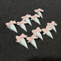 Handmade Claw Press on Nails Stiletto White Bow Cat Claw Press on Nails Cute Reusable Dragon Eagle Claws Acrylic False Nails Glossy Glue on Nails
