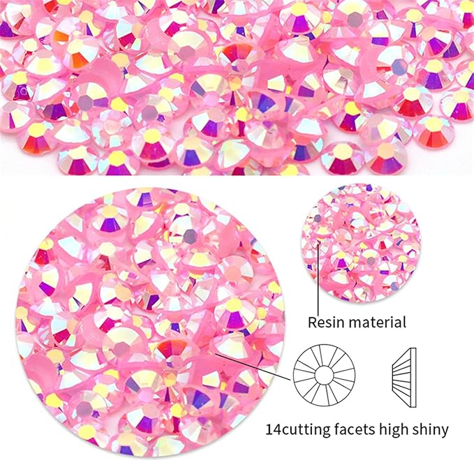 2250 Pcs SS16 4mm Flatback Rhinestones for Nails Art Crafts Glitter Round Gems Crystals DIY Clothes Shoes（Sapphire)