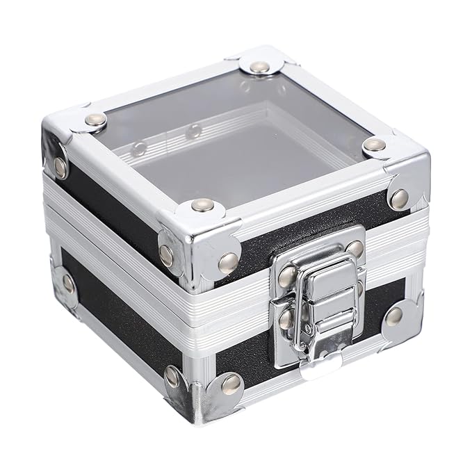 Beaupretty Nail Drill Grinding Bit Holder Box- Drill Bit Case Stand Displayer Acrylic Manicure Grinding Head Display Box