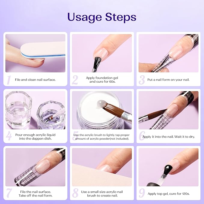 Monomer Acrylic Nail Liquid: 500ml EMA Monomer Nail Acrylic Liquid for Beginners and Professionals DIY Carving and Extension At Home Perfect for French Nails